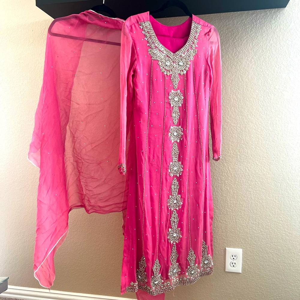 Formal 3 piece Indian Pakistani dress